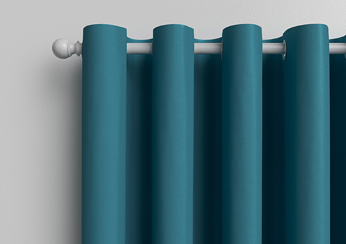 Kyoto Faux Silk, Azure - Made to Measure Curtains - Image 12